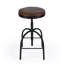 Clyde Leather 25" Adjustable Bar Stool-839570719