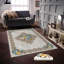 Tapis tissé élégant, 5,2 x 7,5 pieds | 100% polyester, hauteur des poils de 0,3 po, antibactérien, envers en PVC antidérapant | Lavable à la machine, impression numérique 3D | Parfait pour le salon, la chambre à coucher et la décoration intérieure-512884535