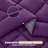 Down Alternative Microfiber Reversible Comforter Set - 3 Pcs All Season Diamond Pattern Comforter with Shams-109248971-109248969