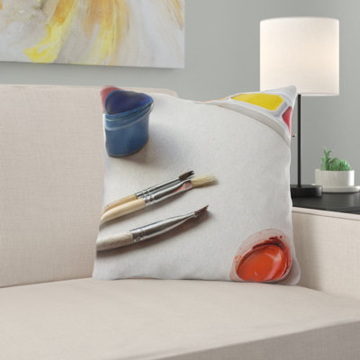 Housse et insert de coussin carré d'extérieur Marrs Paint