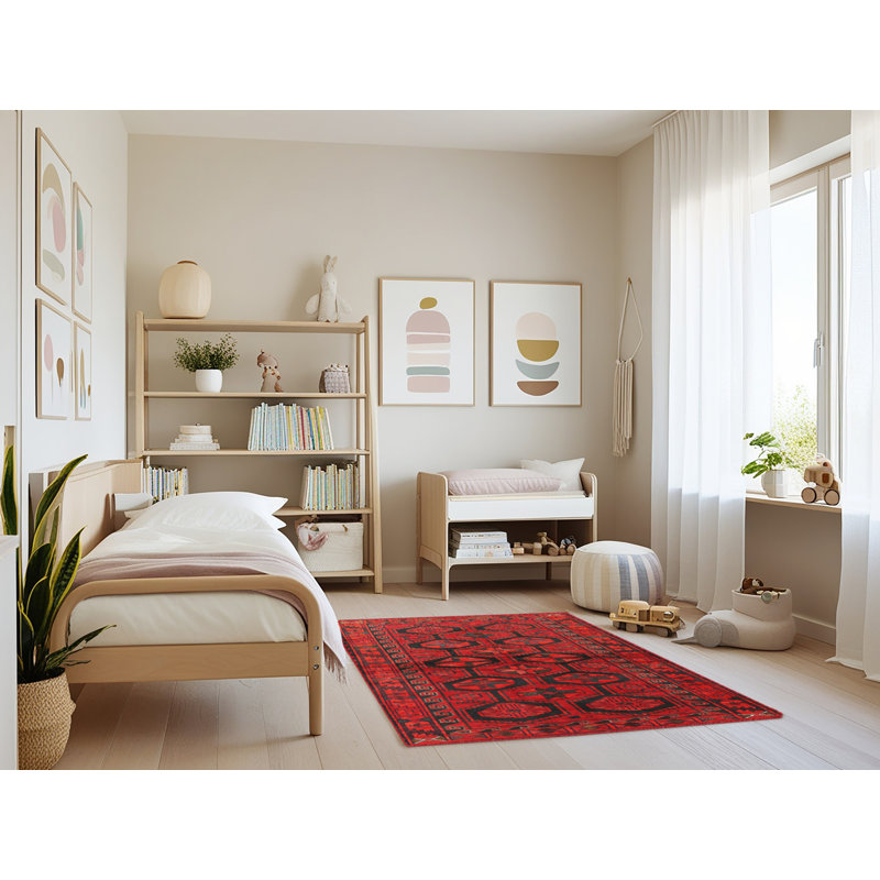 Southwestern Indoor Rug, Rectangle 4' x 6'