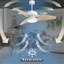Ventilateur de plafond intelligent à DEL d'intérieur avec télécommande 52 po Light Pro
