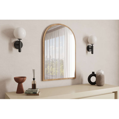 Miroir arqué 100% bois aggloméré