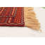 Tapis décoratif en laine noué à la main de conception unique noué à la main new age kashkoli rouge/orange 3 pi 3 po x 4 pi 10 po new age kashkoli