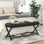 Banc rembourré avec rangement pour chaussures Richia-798328945