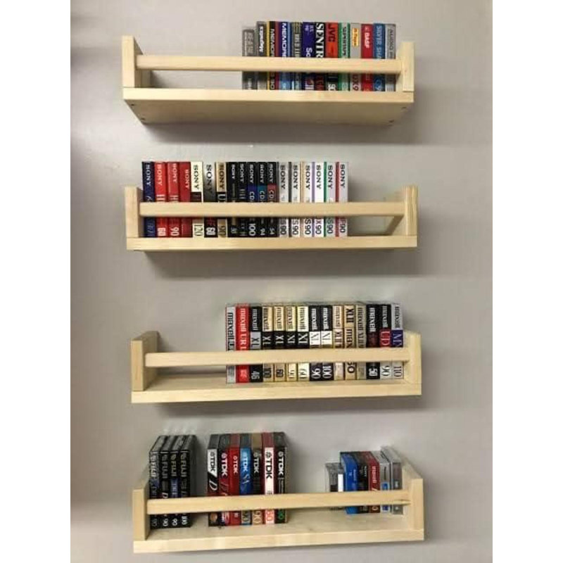 Izakeel 4 Piece Wood Bracket Shelf