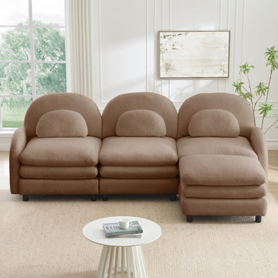 Teddy Fabric Cloud-like Sofa