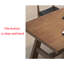 Ensemble de table de salle à manger en bois massif de style nordique-105550723