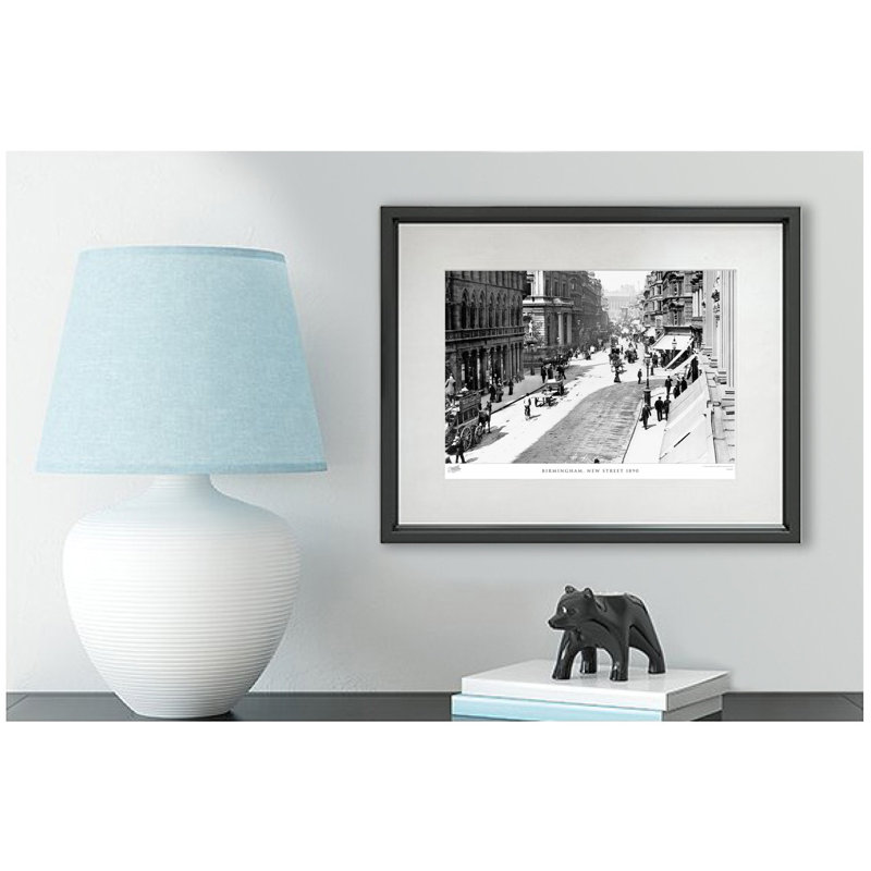 Birmingham, New Street 1890 - Single Picture Frame Print, 45cm H x 60cm W x 2.3cm D