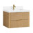 Barcelona 30" Floating Single Bath Vanity in Washed Ash Grey with White Quartz Stone Top-121696730-121696731
