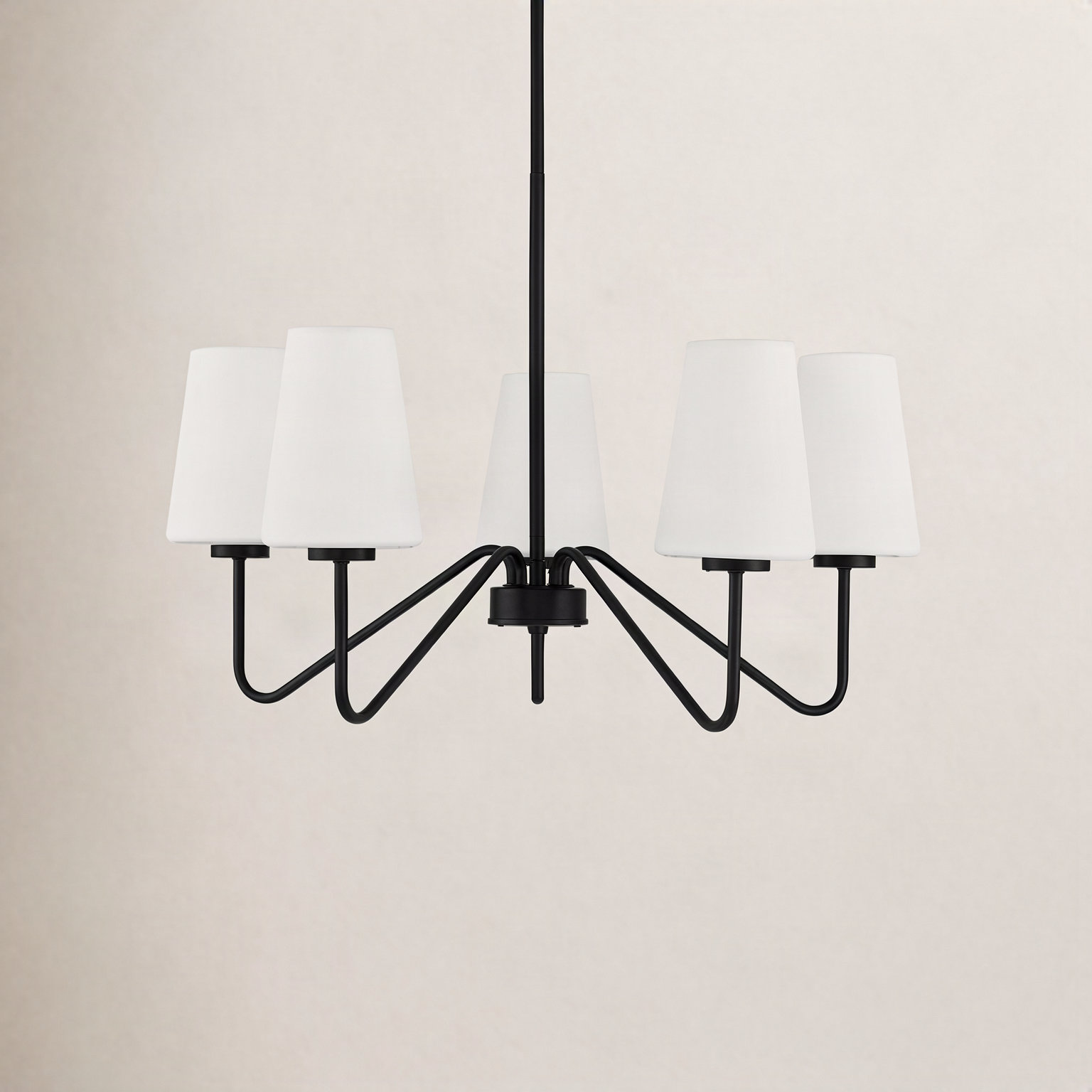 Higginson 5-Light Chandelier, Black