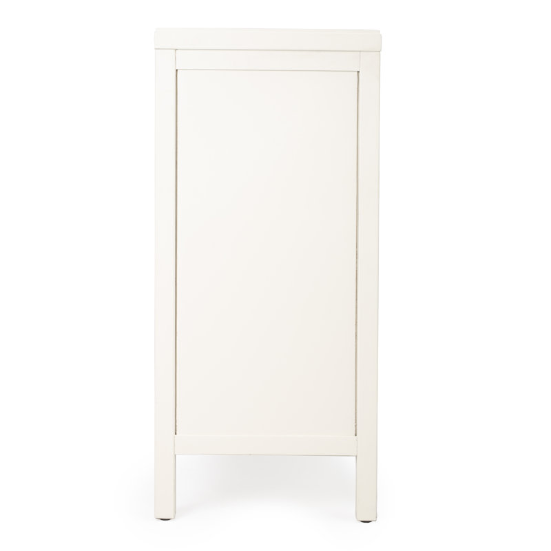 Imperial Console 2 Drawer Accent Cabinet, White