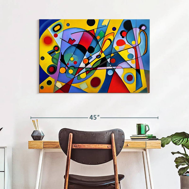 Avery Emulation Of Abstract Kandinsky I, 26" H x 39" W
