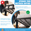 Support de lit robuste de taille simple 38 po x 75 po, plateau de lit 10 mm, support de matelas anti-affaissement pour sommier à lattes, lit superposé et lit plateforme-131132662