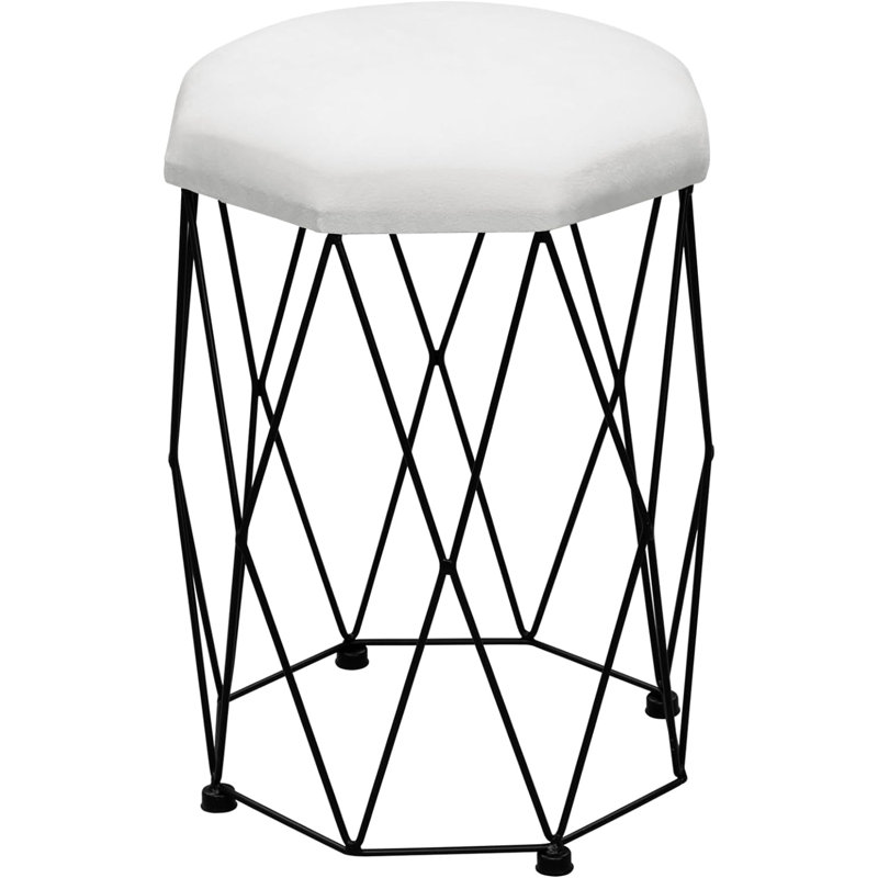 Nykeah Iron Accent Stool