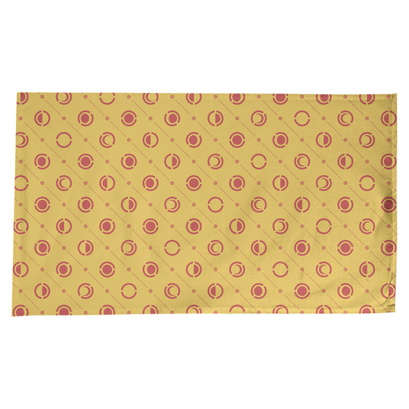Nappe des phases de lune classiques, Doré / rouge