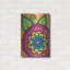 Bungalow Bungalow «Bright Bold Blooms 2» par Hello Angel, art mural en métal-255235809