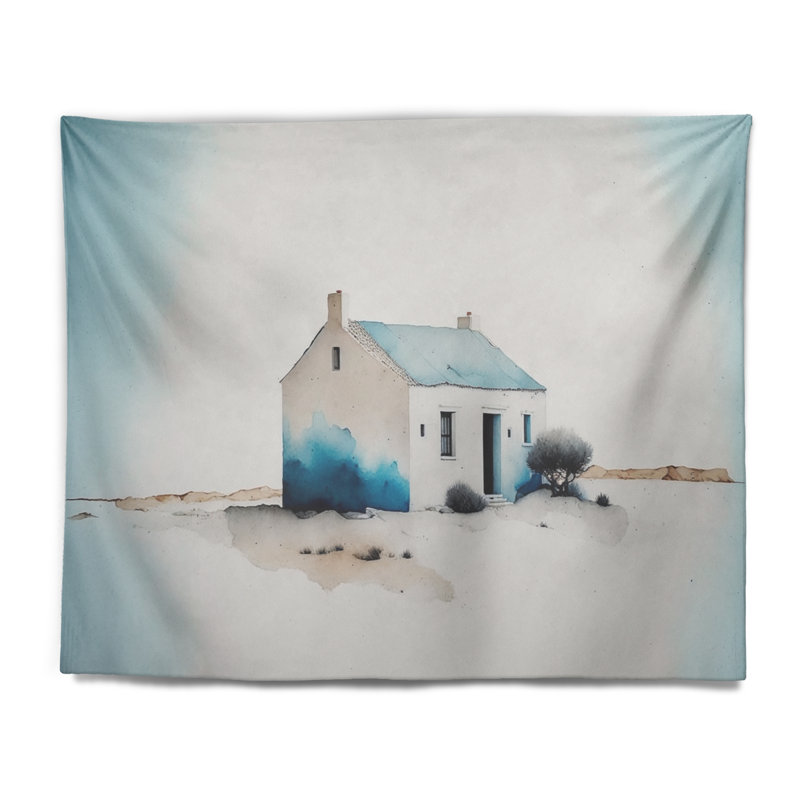 Tapisserie en polyester Countryhouse at Sunset V, H 32 po x l 39 po
