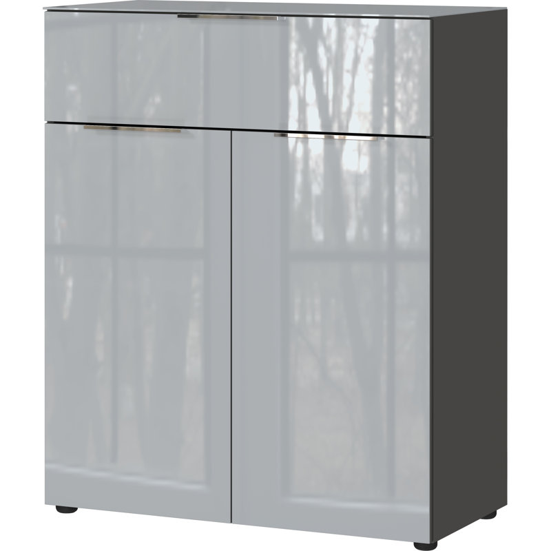 Abbygail 83cm W 1 - Drawer Chest of Drawers, Grey