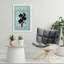 Aquarius Orchid Zodiac Abstract Contemporary Orchid Flower Landscape Wall Art Print 1 Piece Wrapped Canvas Wall Art-138309736