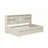 Bed Frame With Side Bookshelves, Two Drawers, And Built-in USB Port-1487835641