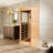 Eulen 1-Person Hemlock Infrared Sauna With Bluetooth, LED Lighting & Foot Heater