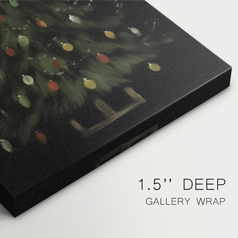 Midwinter of Quiet Promise-Premium Gallery Wrapped Canvas, 18" H x 12" W
