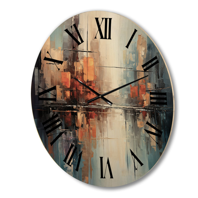 Horloge murale en bois massif Netea, Grand