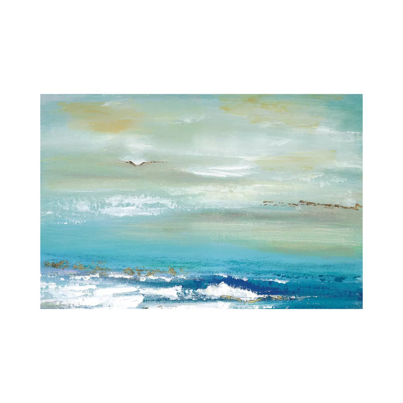 «Distant Horizon» par Tava Studios - peinture sur toile tendue, H 8 po x l 12 po x P 0,75 po