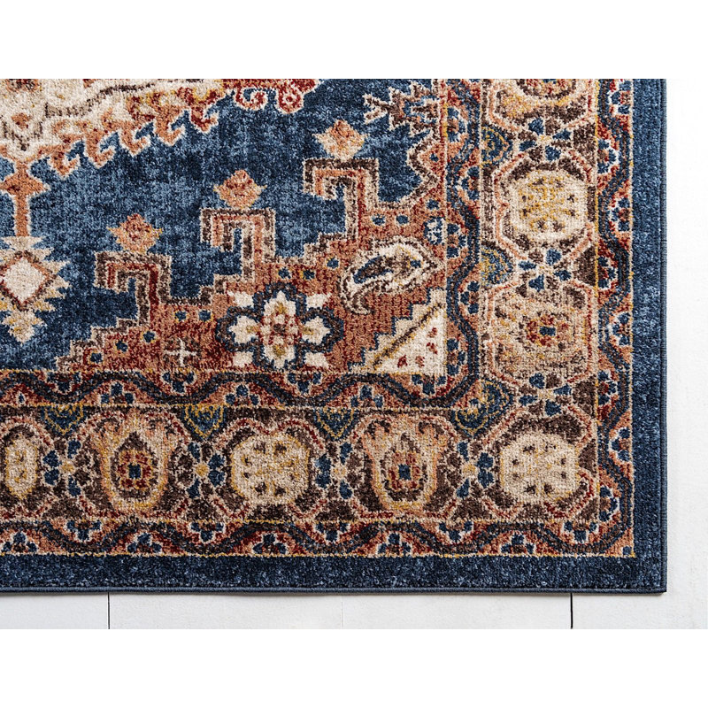 Tapis brun à motif oriental Ulla, Rectangle de 5 pi x 8 pi