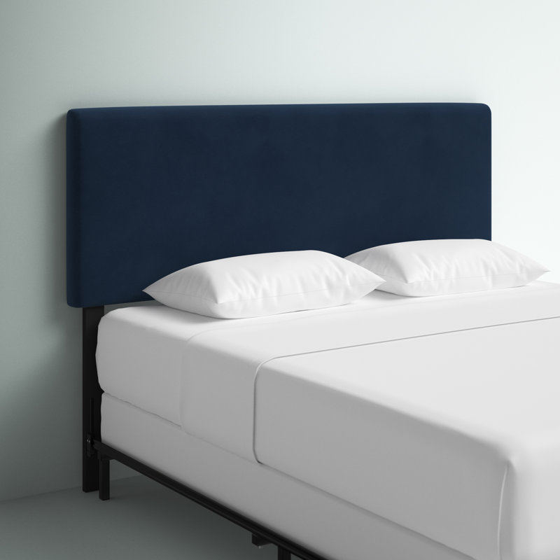 Hetherington Upholstered Headboard, King, Classic Ink Performance Velvet