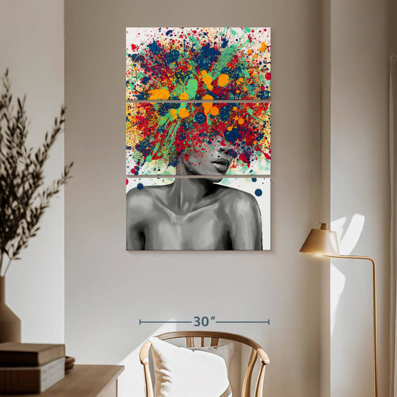 Leisha Abstract Buddha, 65" H x 42" W