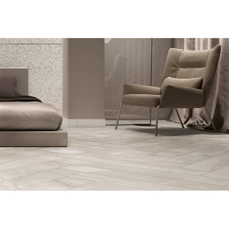 Pulpis 12" x 24" Porcelain Stone Look Wall & Floor Tile, Grigio