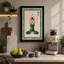 Yoga Meditation Pose Modern - Wrapped Canvas-99855173-99855216