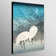 Egrets And Reeds In Moonlight by Ohara Koson - Wrapped Canvas Art Prints