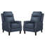 Fauteuil inclinable en cuir véritable Kindalyn-106895715