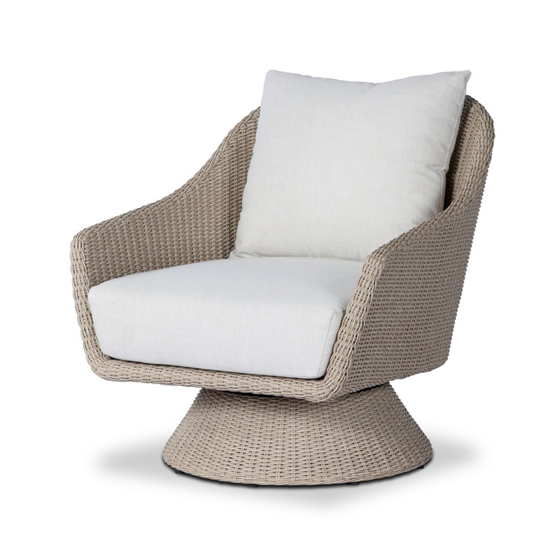 KOE Outdoor Lounge Chair, Vegro Cream, Vintage White