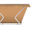 Auvent rétractable manuel pour terrasse 8 pi x 6 pi Advaning-14236692-14236691
