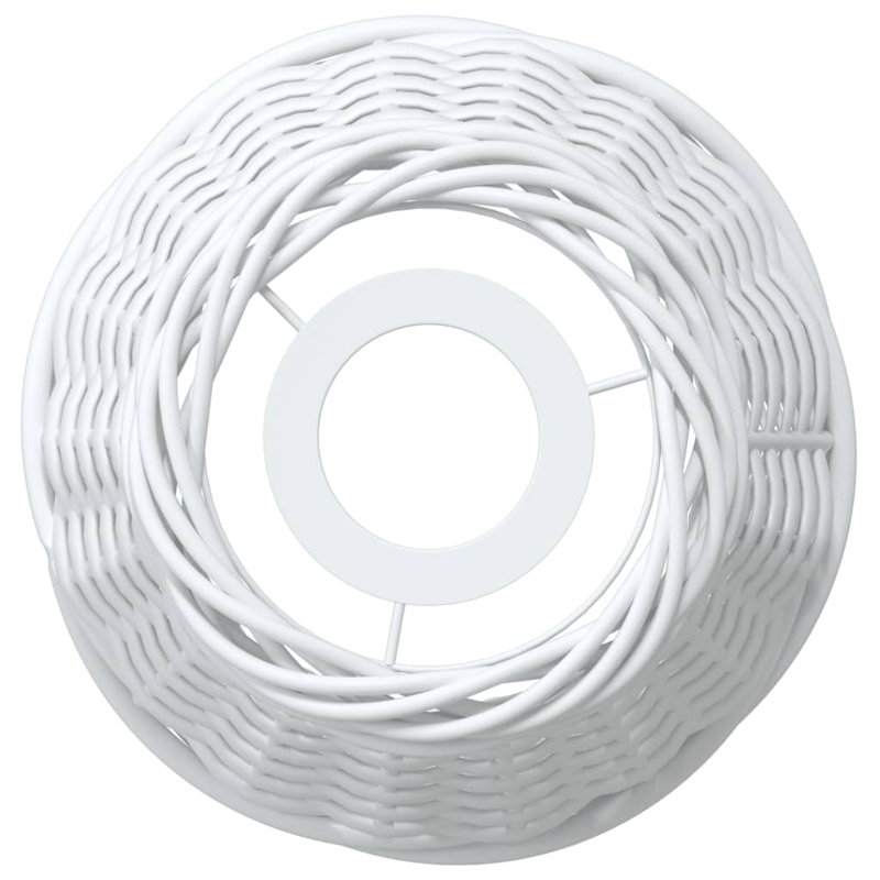 Chira Pendant Shade, White, 12cm H x 15cm W x 15cm D