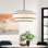 Aasim 18" Modern 4-Light Tiered Drum Chandelier