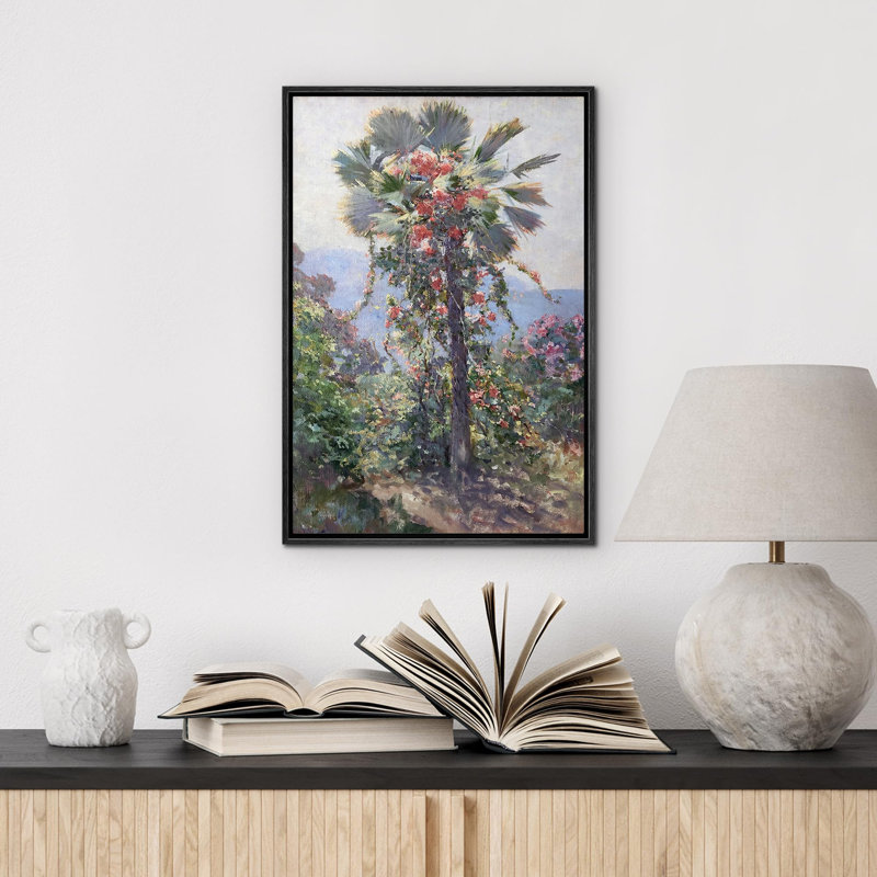 Nature tropicale, palmiers tropicaux, fleurs sauvages, illustrations, art moderne, botanique, campagne, campagne