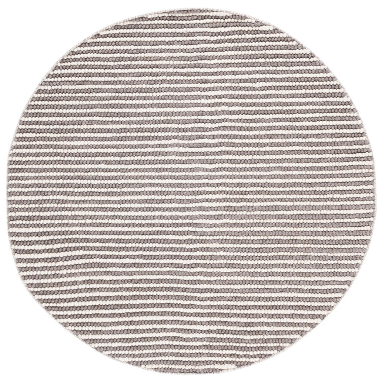 Cleodora Handmade Ivory/Dark Brown Rug