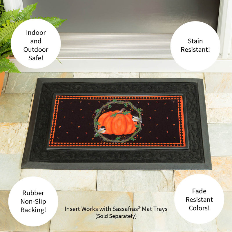 Tapis d'interrupteur Chickadee and Pumpkin Sassafras