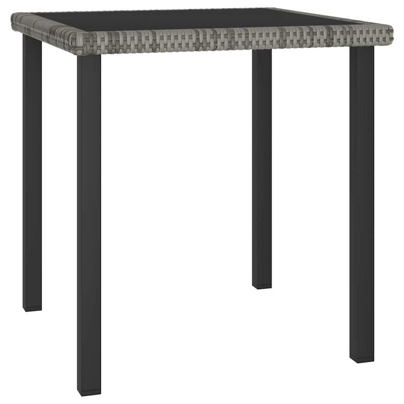Table de salle à manger de jardin grise
