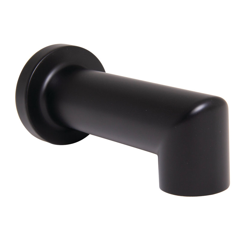 Neo Single Handle Wall Mounted Tub Spout Trim, Matte Black