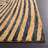 Semas Hand Tufted Wool/Cotton/Latex Abstract Rug in Black/Gold-1506768108