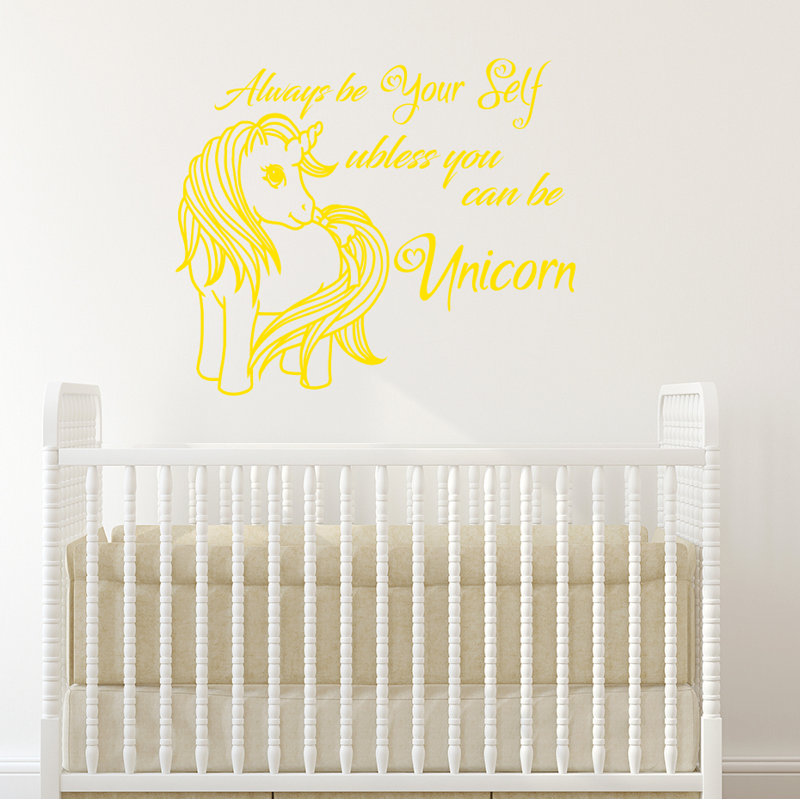 Animals Wall Decal, Yellow