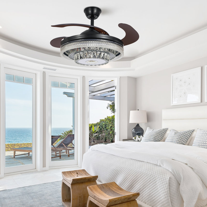 Ventilateur de plafond 42 po avec lumières DEL Fionnan