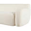Courbé 81,5 po pour chambre à coucher, salon, appartement - 3 avec design ergonomique et zones de compression minimalistes en tissu courbé, très grands sièges, forme longue durée