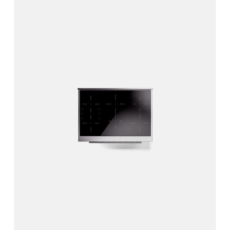  Cuisinière à double combustible 36 po ILVE Professional Plus II, 6 brûleurs scellés, plaque chauffante, Acier Inoxydable